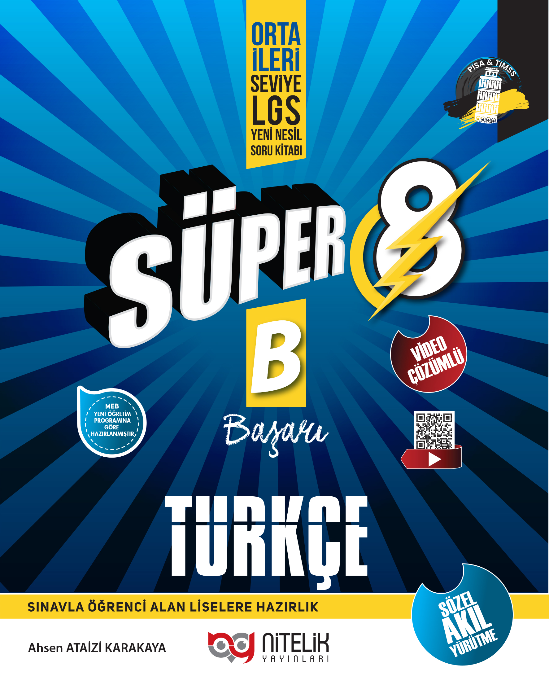 Süper 8 Başarı Türkçe Soru Kitabı kapak görseli